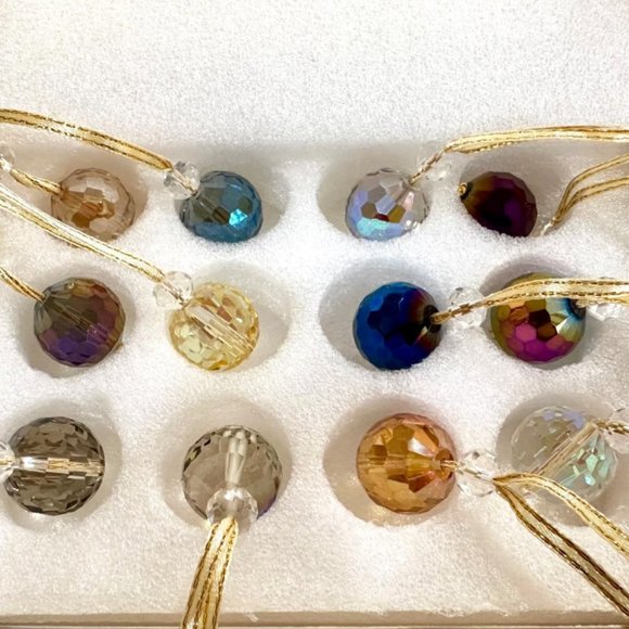 Anthropologie Crystal Ornaments Christmas Tree Decorations - Picture 7 of 7